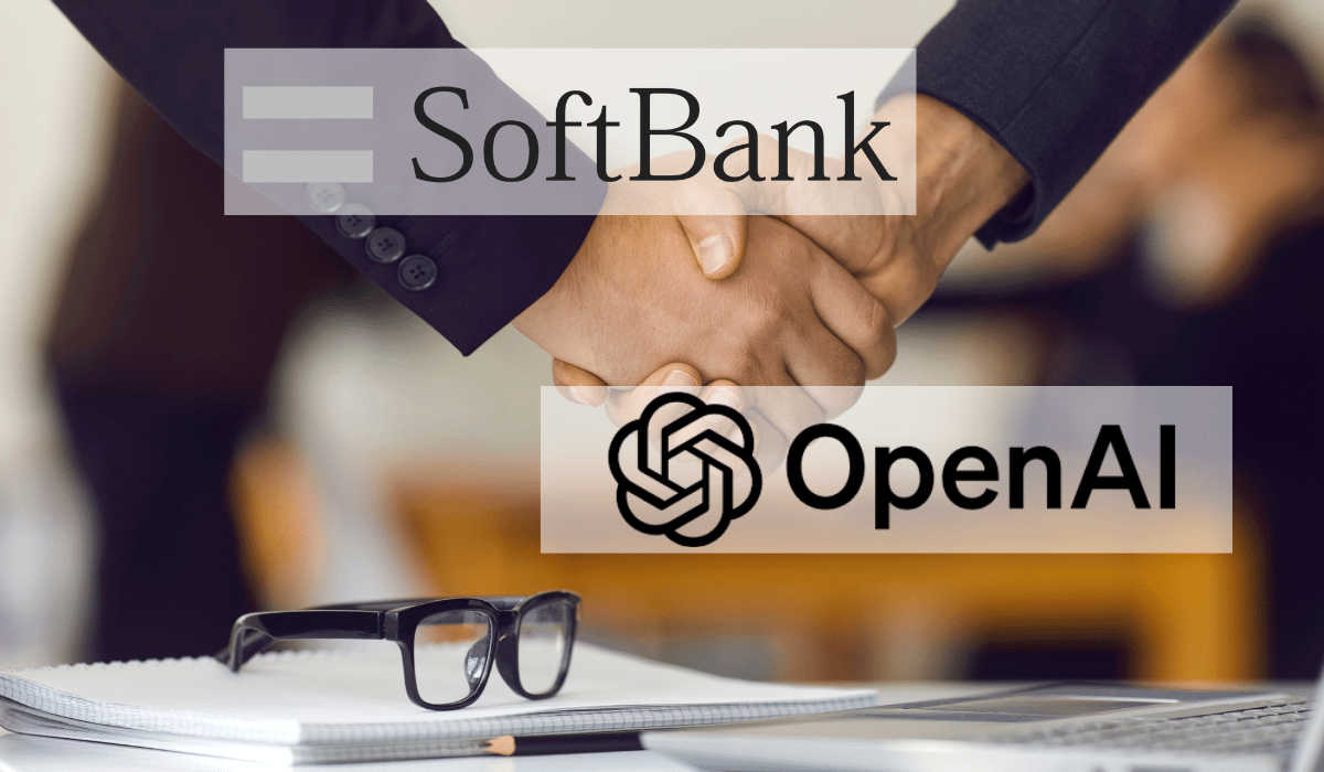SoftBank approves $22.5 billion OpenAI investment with partnership handshake between corporate executives