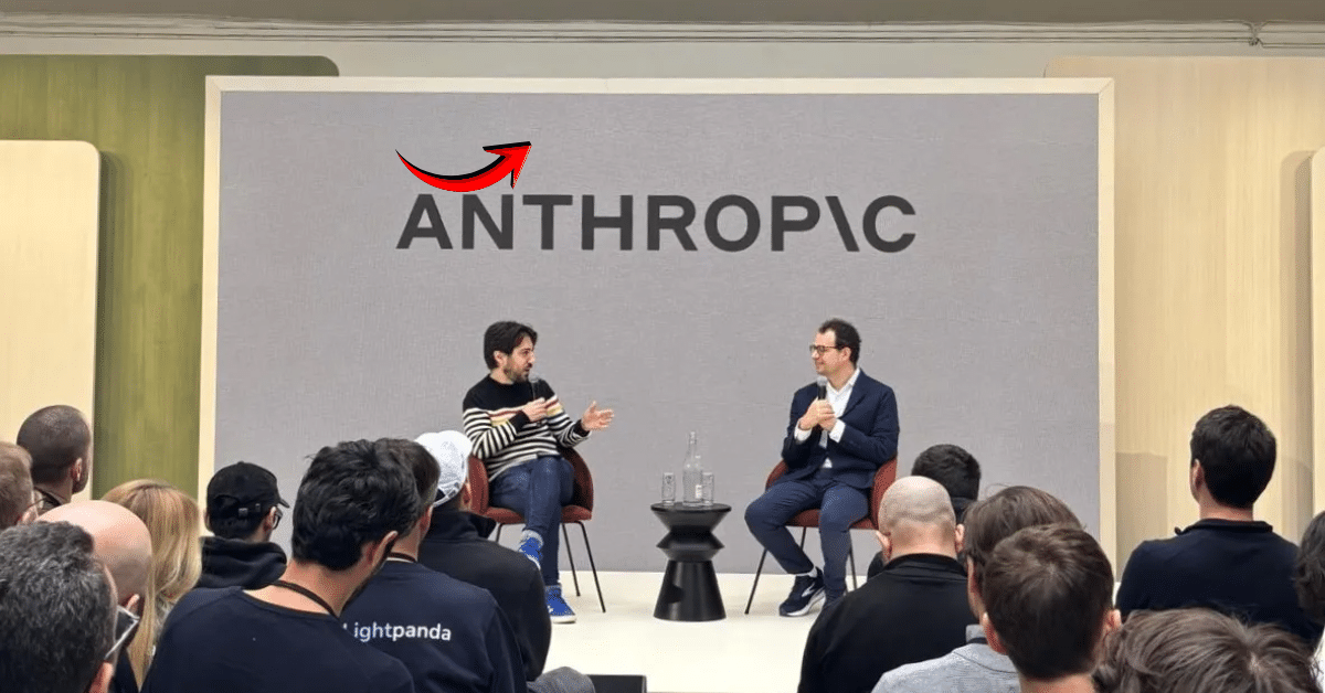 Futuristic cyberpunk illustration of Anthropic CEO AI bubble bursting over NYC skyline, Dario Amodei holding safety net amid competitors YOLO spending chaos and glowing AI industry bubble elements