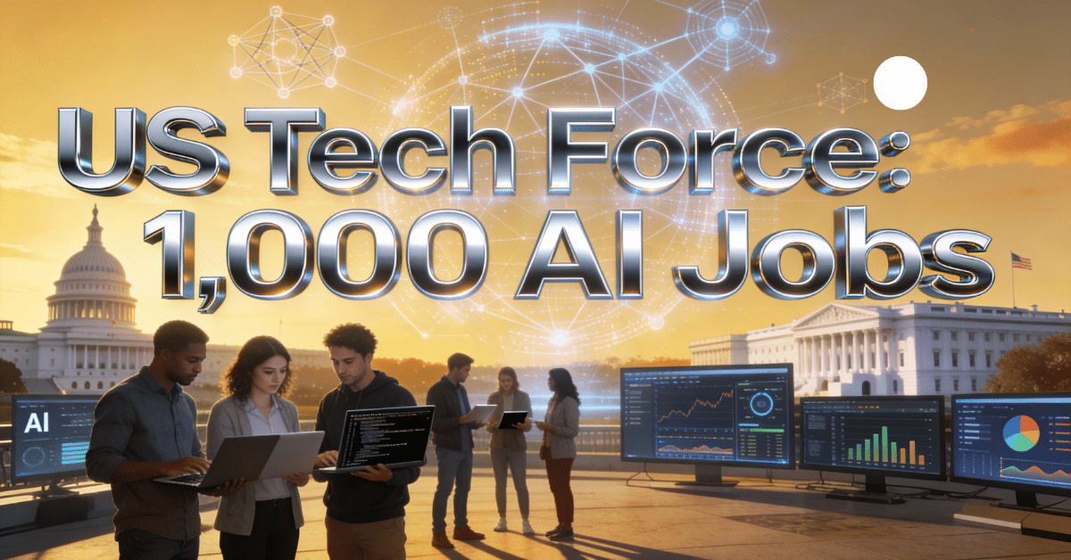 Trump administration launches U.S. Tech Force hiring 1,000 AI specialists for federal projects